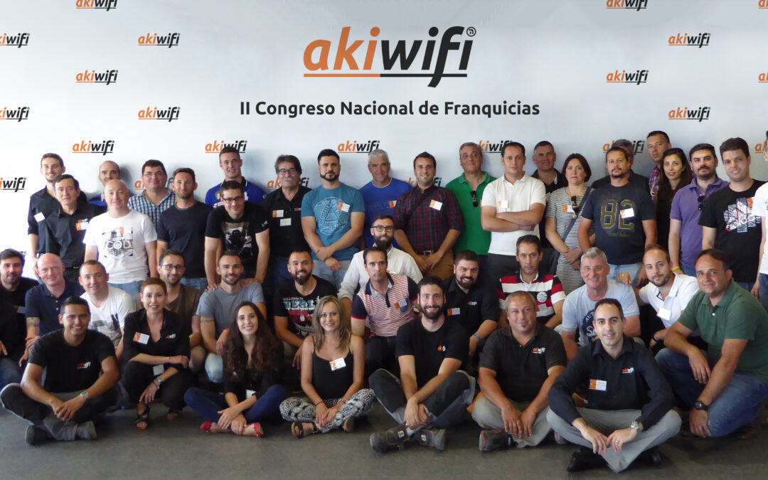 El II Congreso Nacional de Franquicias akiwifi supera todas las expectativas